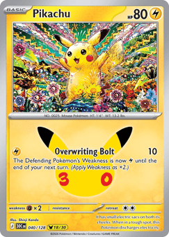 Pikachu 040/128