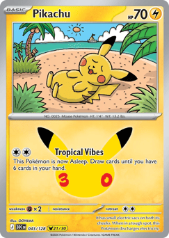 Pikachu 043/128
