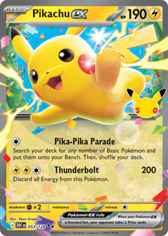 Pikachu ex 053/128