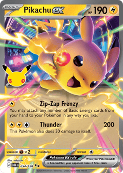 Pikachu ex 054/128
