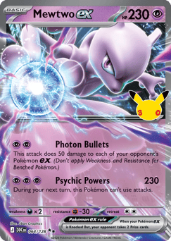 Mewtwo ex 064/128