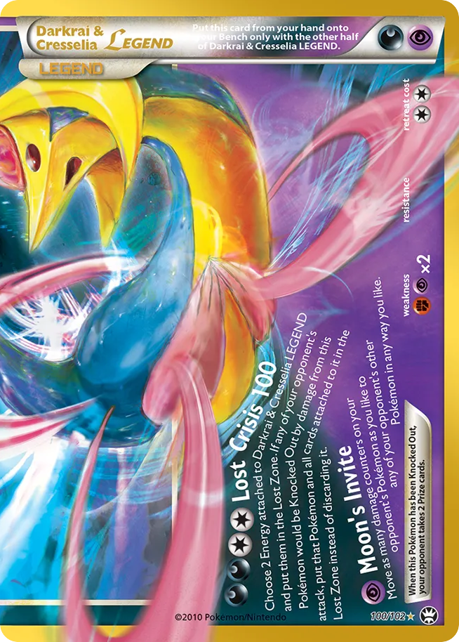 Darkrai & Cresselia LEGEND 100/102 30th Celebration: Classic Collection