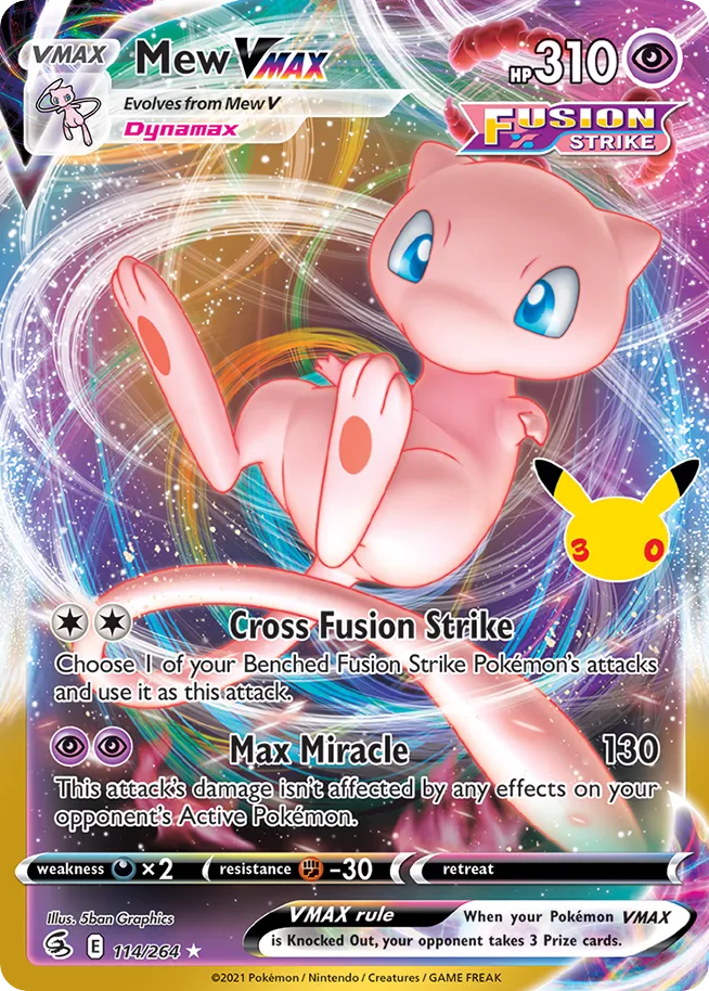 Mew VMAX 114/264 30th Celebration: Classic Collection