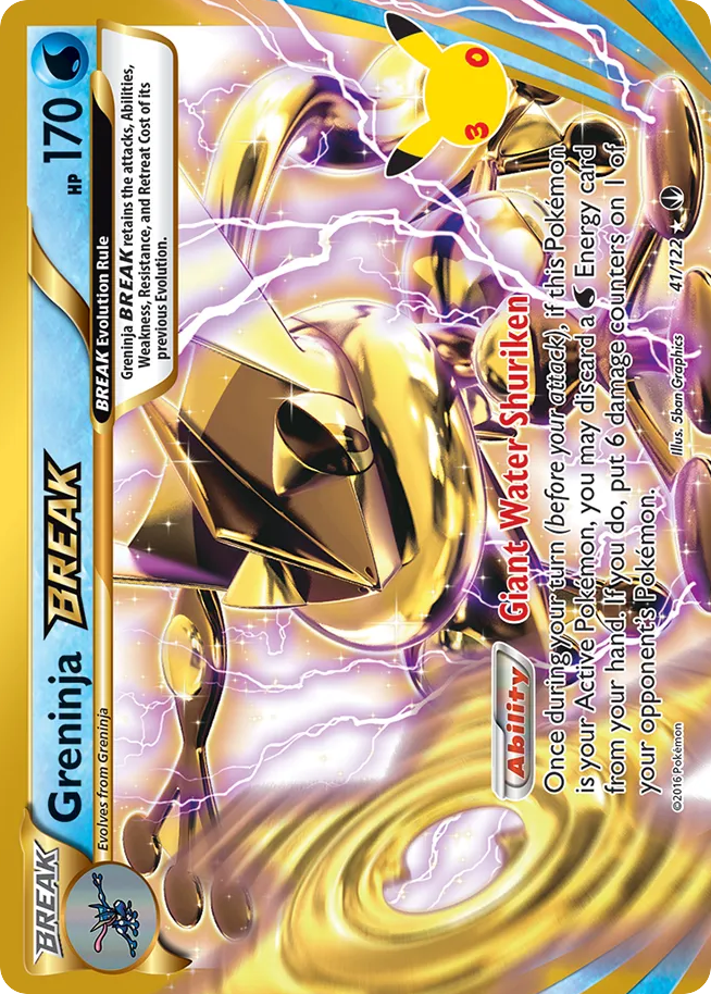 Greninja BREAK 41/122 30th Celebration: Classic Collection