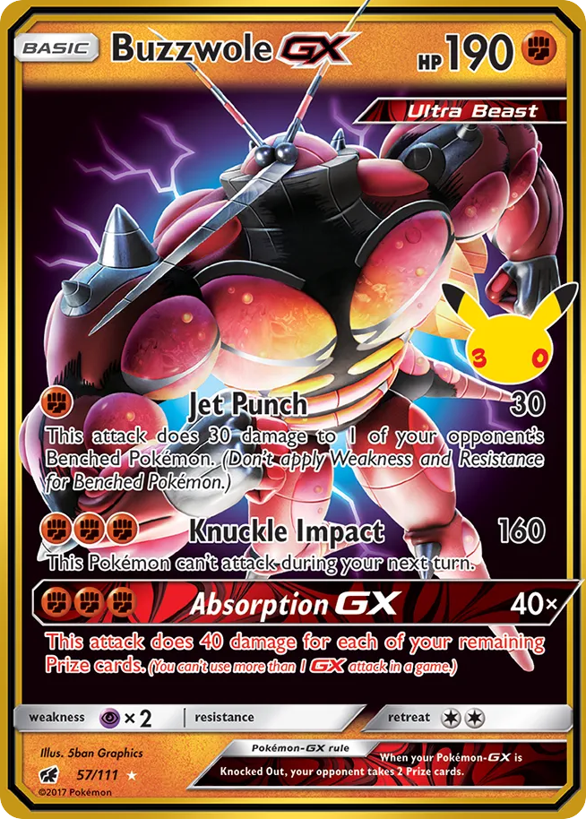 Buzzwole-GX 57/111 30th Celebration: Classic Collection