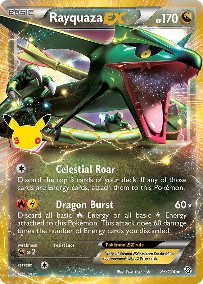 Rayquaza-EX 85/124 30th Celebration: Classic Collection