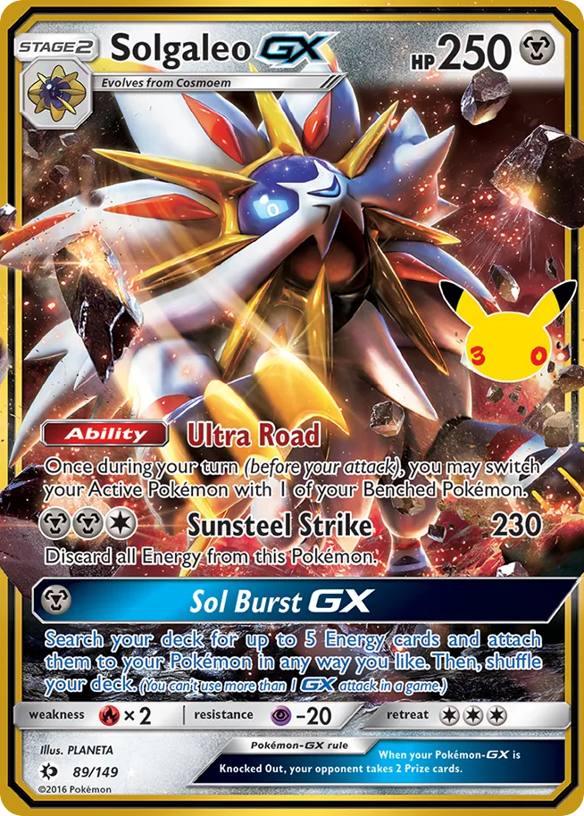 Solgaleo-GX 89/149 30th Celebration: Classic Collection