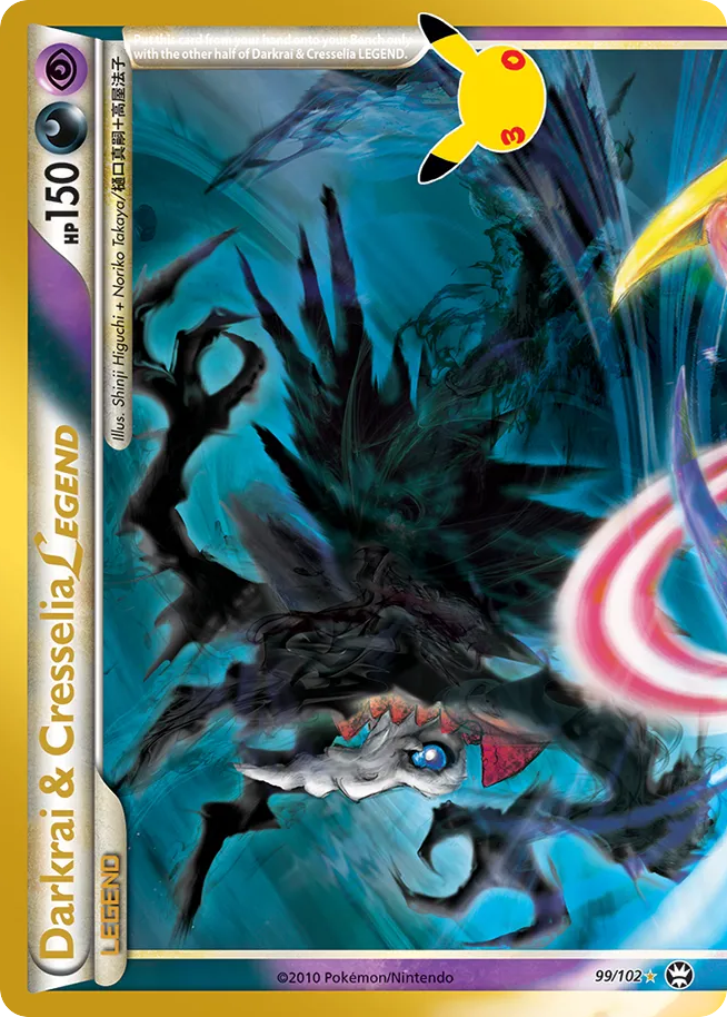 Darkrai & Cresselia LEGEND 99/102 30th Celebration: Classic Collection