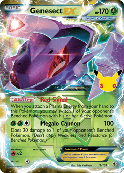 Genesect-EX 11/101 30th Celebration: Classic Collection