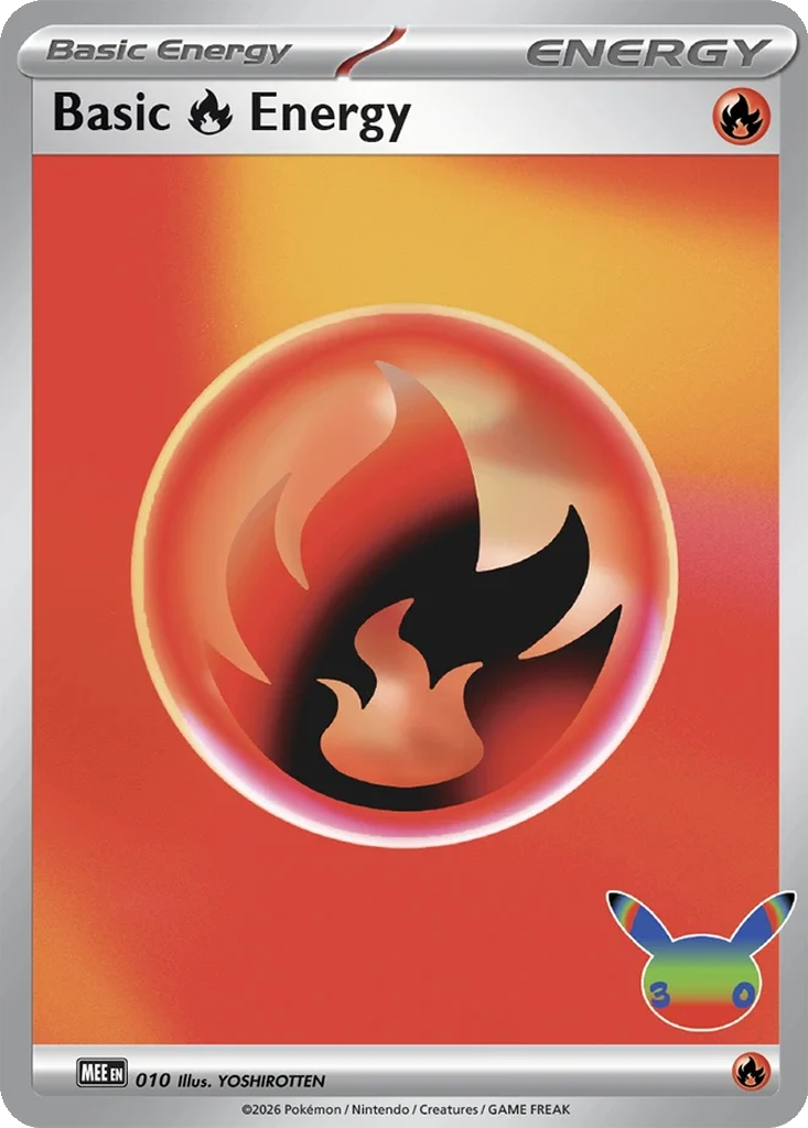 Basic Fire Energy 010 Mega Evolution Energies
