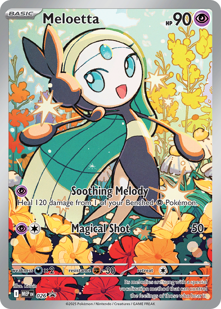 Meloetta 026 Mega Evolution Black Star Promos