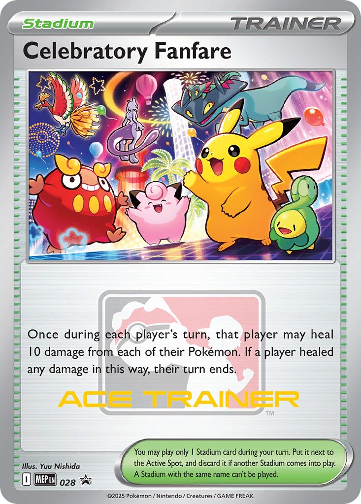Celebratory Fanfare 028 Mega Evolution Black Star Promos