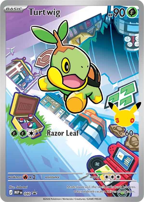 Turtwig 040 Mega Evolution Black Star Promos