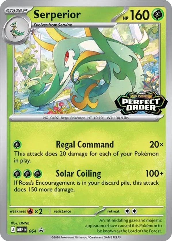 Serperior 064 Mega Evolution Black Star Promos