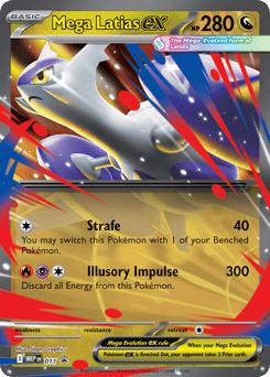 Mega Latias ex 011 Mega Evolution Black Star Promos