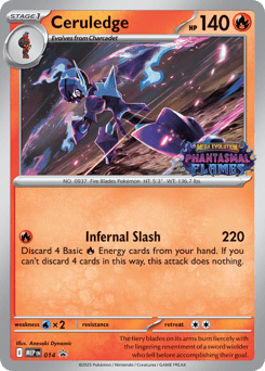 Ceruledge 014 Mega Evolution Black Star Promos