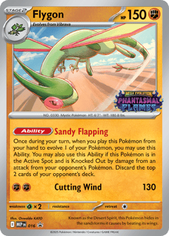 Flygon 016 Mega Evolution Black Star Promos