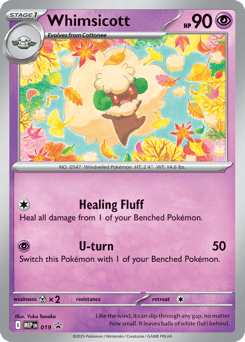 Whimsicott 019 Mega Evolution Black Star Promos