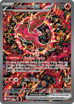 Oricorio ex 024 Mega Evolution Black Star Promos