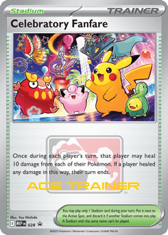 Celebratory Fanfare 028 Mega Evolution Black Star Promos