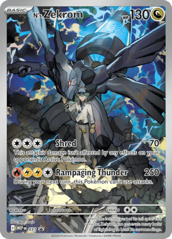 N's Zekrom 031 Mega Evolution Black Star Promos