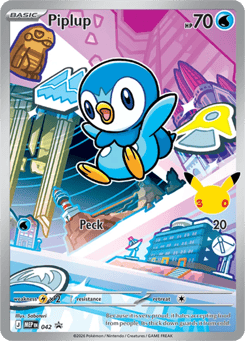 Piplup 042 Mega Evolution Black Star Promos