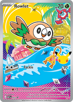 Rowlet 043 Mega Evolution Black Star Promos