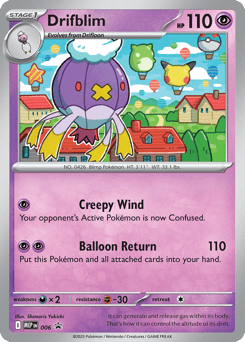 Drifblim 006 Mega Evolution Black Star Promos