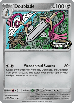 Doublade 067 Mega Evolution Black Star Promos