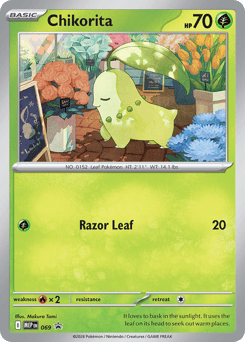 Chikorita 069 Mega Evolution Black Star Promos