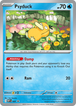 Psyduck 007 Mega Evolution Black Star Promos