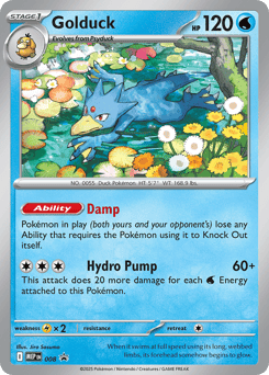 Golduck 008 Mega Evolution Black Star Promos