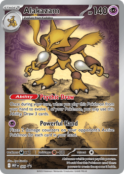 Alakazam 009 Mega Evolution Black Star Promos