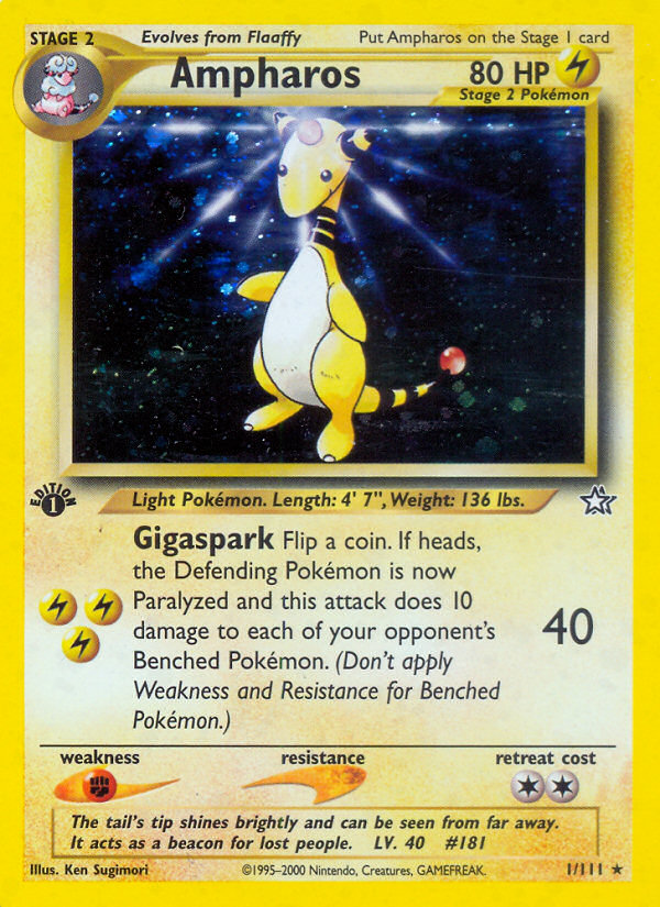 Ampharos 1/111 Neo Genesis