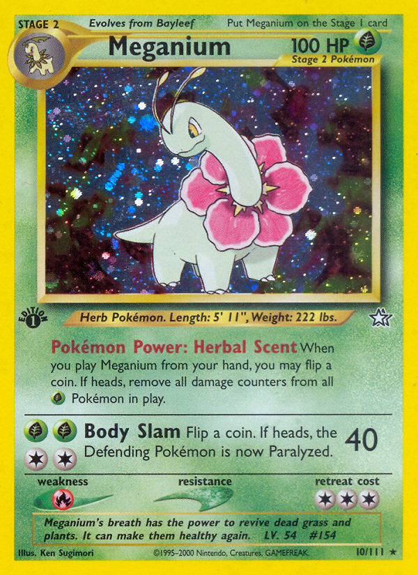Meganium 10/111 Neo Genesis