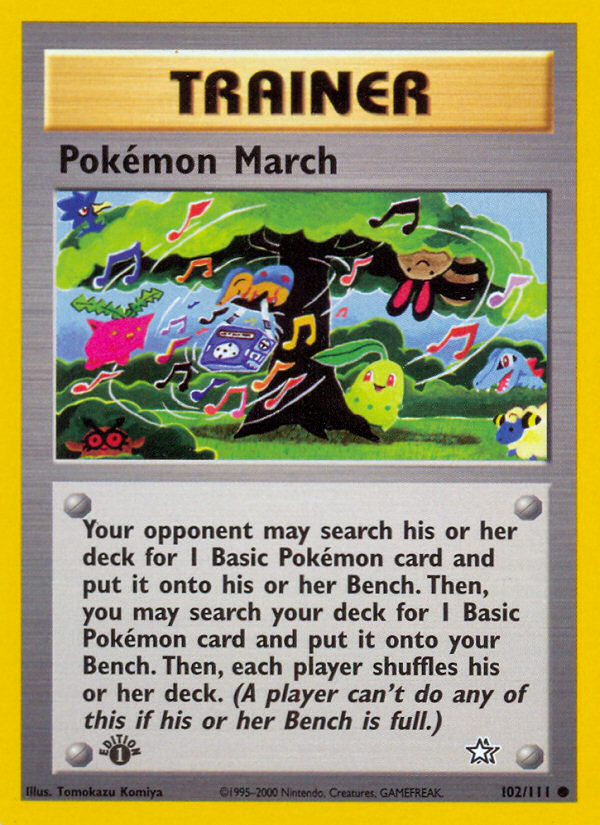 Pokémon March 102/111 Neo Genesis