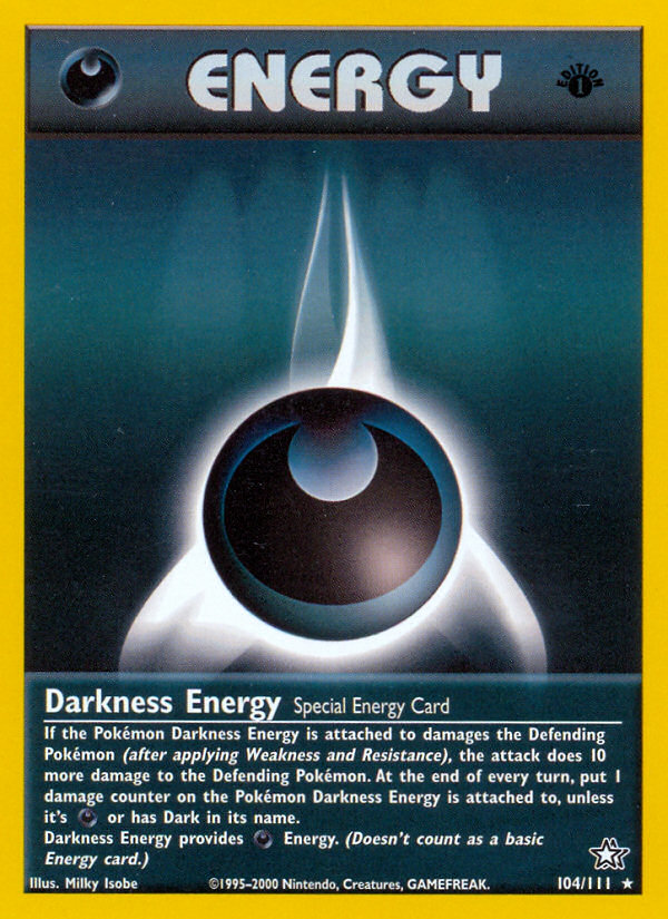 Darkness Energy 104/111 Neo Genesis
