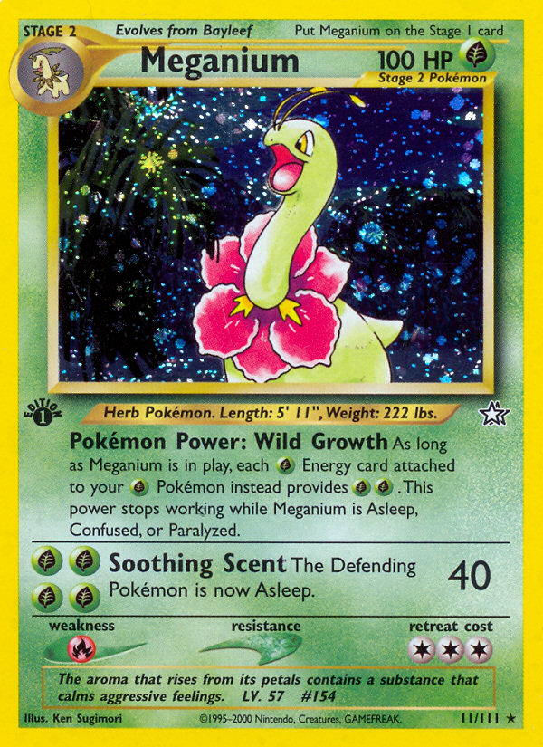 Meganium 11/111 Neo Genesis