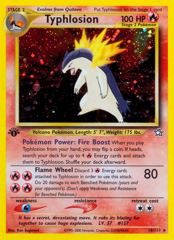 Typhlosion 18/111 Neo Genesis