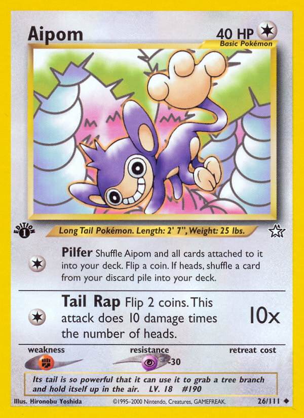 Aipom 26/111 Neo Genesis