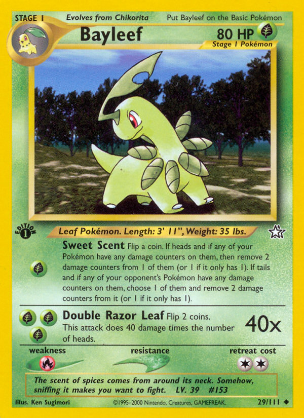 Bayleef 29/111 Neo Genesis