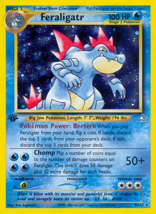 Feraligatr 4/111 Neo Genesis
