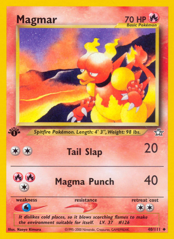 Magmar 40/111 Neo Genesis