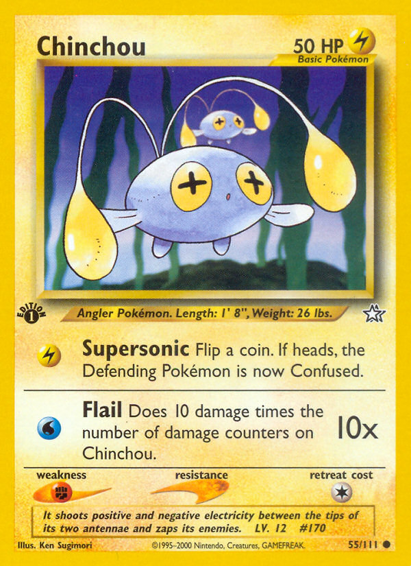 Chinchou 55/111 Neo Genesis