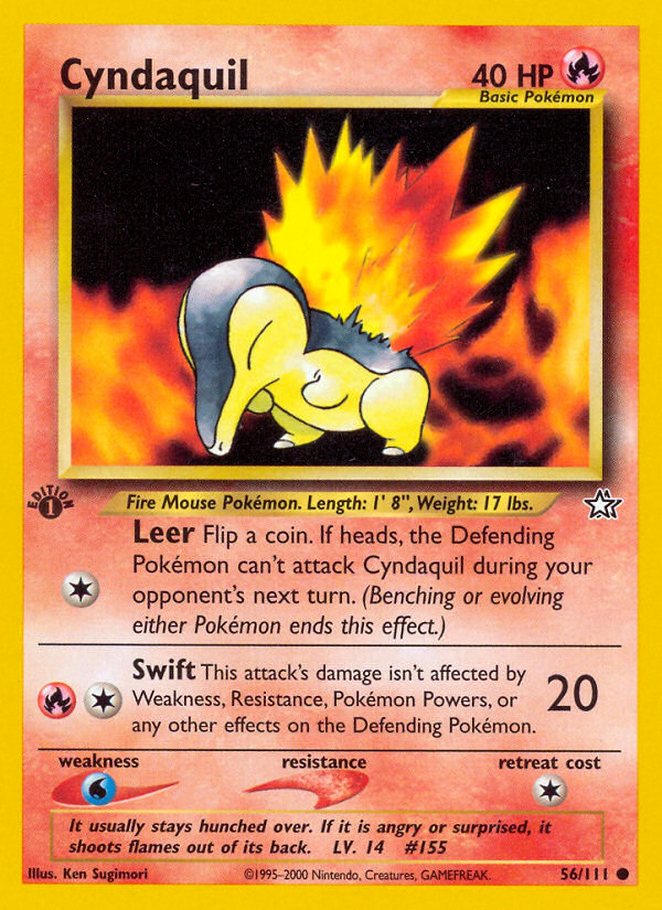 Cyndaquil 56/111 Neo Genesis