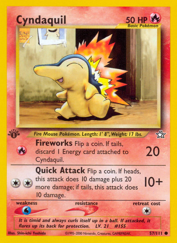 Cyndaquil 57/111 Neo Genesis