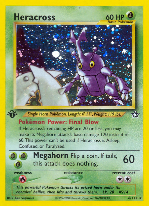 Heracross 6/111 Neo Genesis