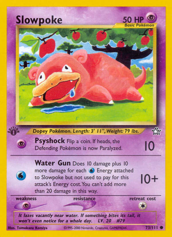 Slowpoke 73/111 Neo Genesis