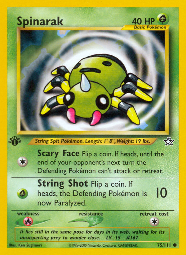 Spinarak 75/111 Neo Genesis