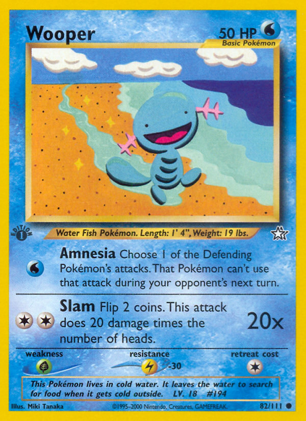Wooper 82/111 Neo Genesis
